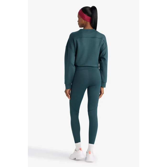 Defacto E9677AXGN1051 Yeşil Beli Saran Sporcu Tayt