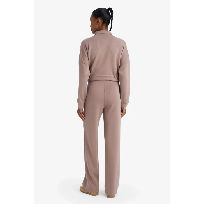 Defacto F9066AXBN576 Kahve Aırtech Straıght Fıt Modal Sporcu Pantolon