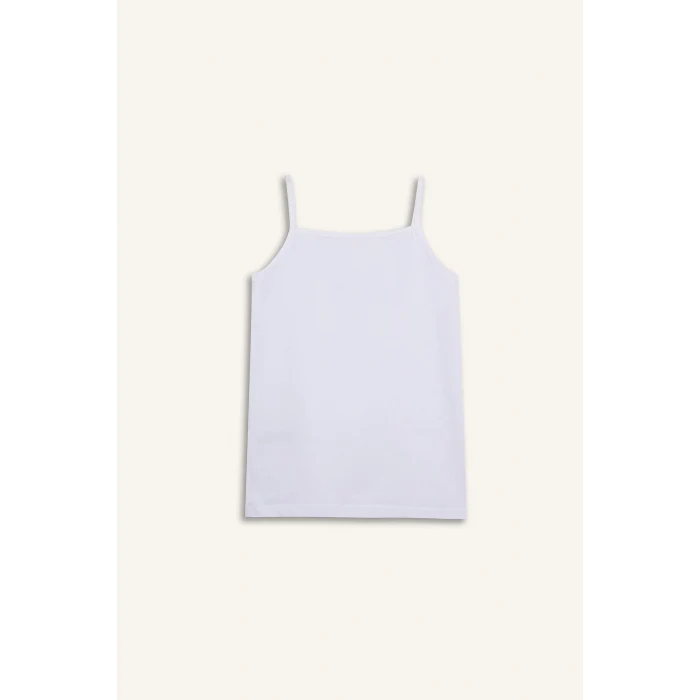 Defacto G8492A8PN190 Pembe %100 Pamuklu Unıcorn Baskılı 2li Atlet Kız Çocuk