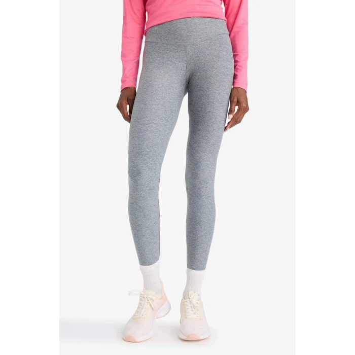 Defacto F8020AXGR463 Gri Beli Saran Sporcu Tayt