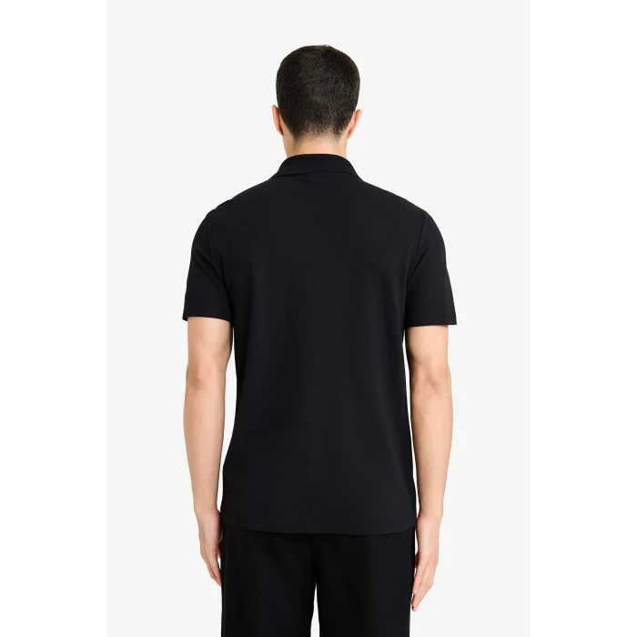 Defacto M6609AZBK81 Siyah Slım Fıt Polo Yaka Kısa Kollu Polo Tişört