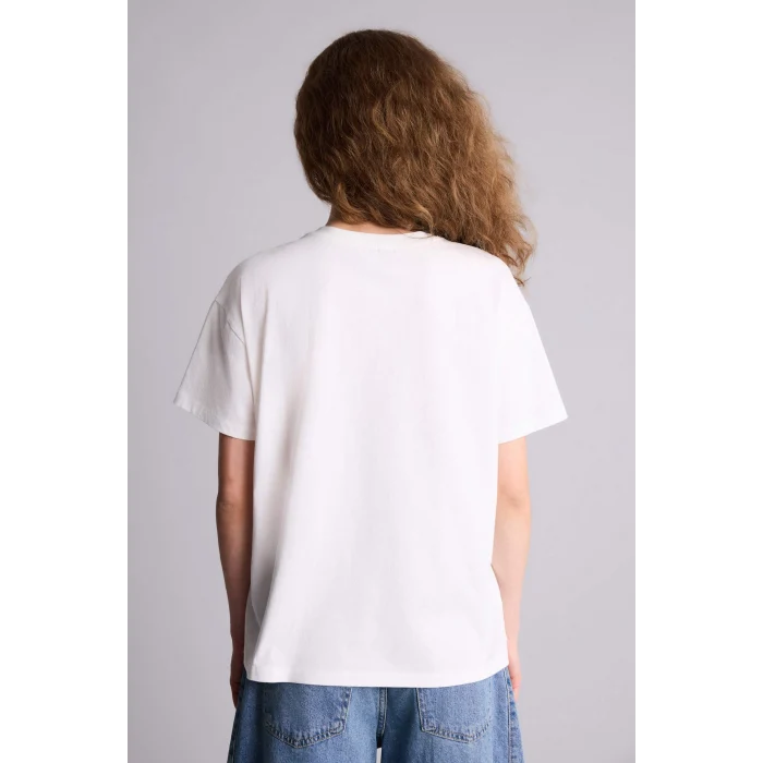 Defacto H0263AXWT32 Beyaz MOFUSAND Oversıze Tişört