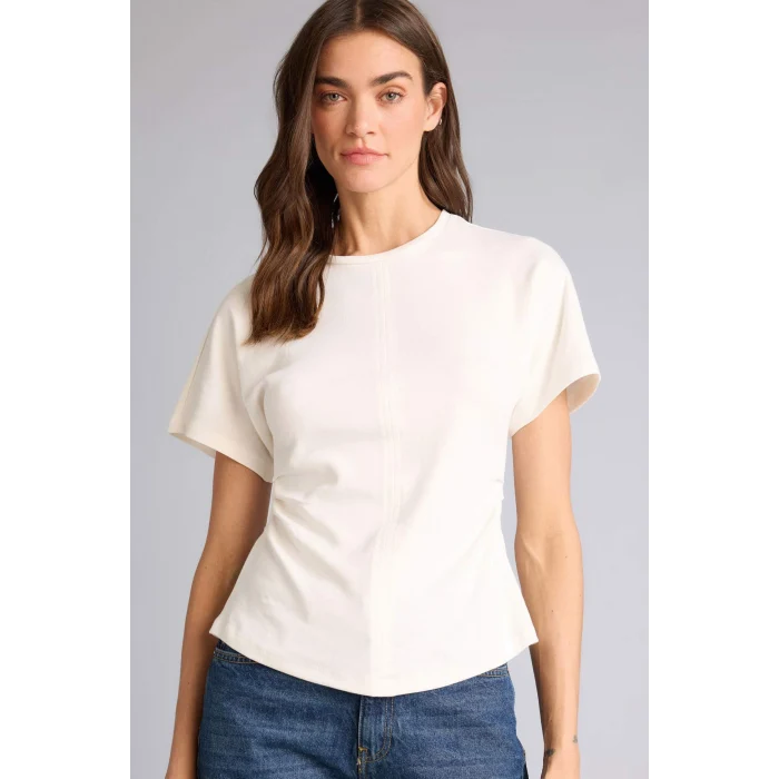 Defacto H0556AXER105 Ekru Regular Fıt Kısa Kollu Tişört