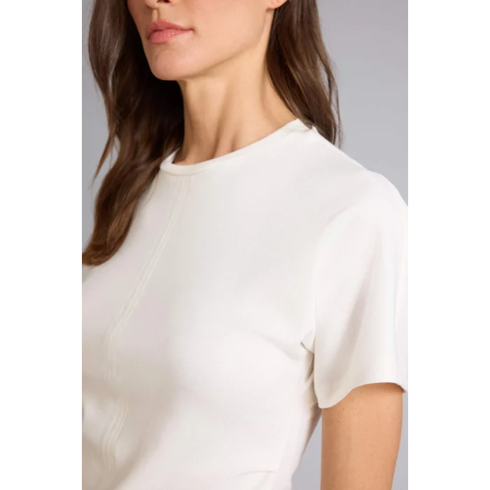 Defacto H0556AXER105 Ekru Regular Fıt Kısa Kollu Tişört