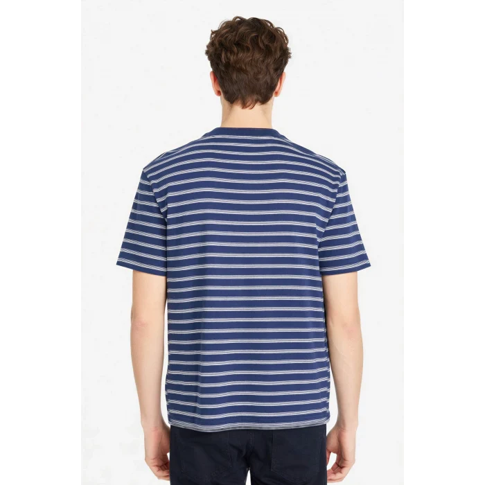 Defacto F9674AXNV241 Lacivert REGULAR FIT %100 Pamuk Tişört