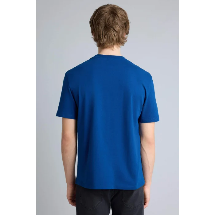 Defacto G3215AXNV147 Lacivert Regular Fıt Baskılı Kısa Kollu Tişört