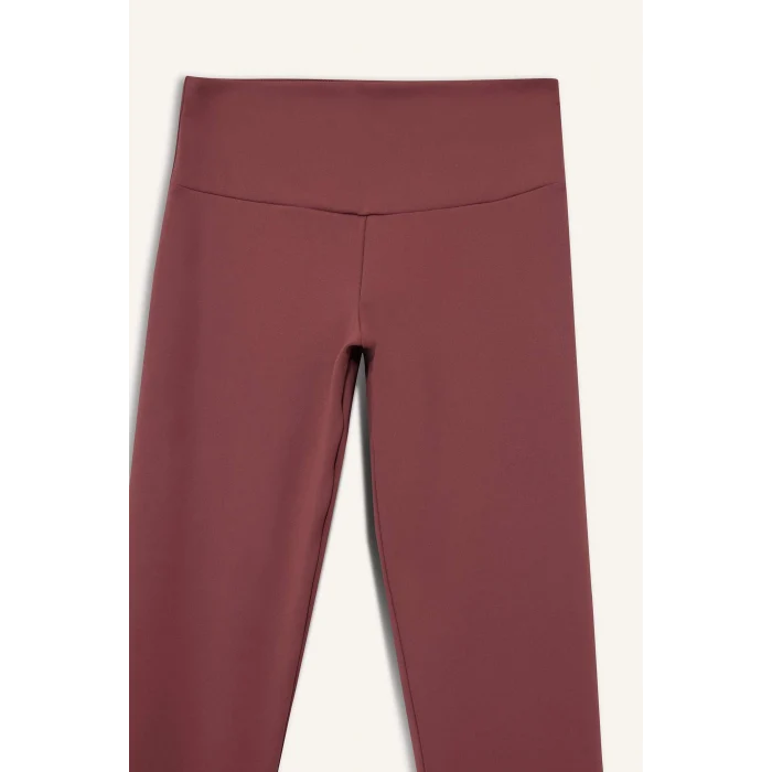 Defacto B4147AXBR252 Bordo Yüksek Bel Beli Saran Tayt