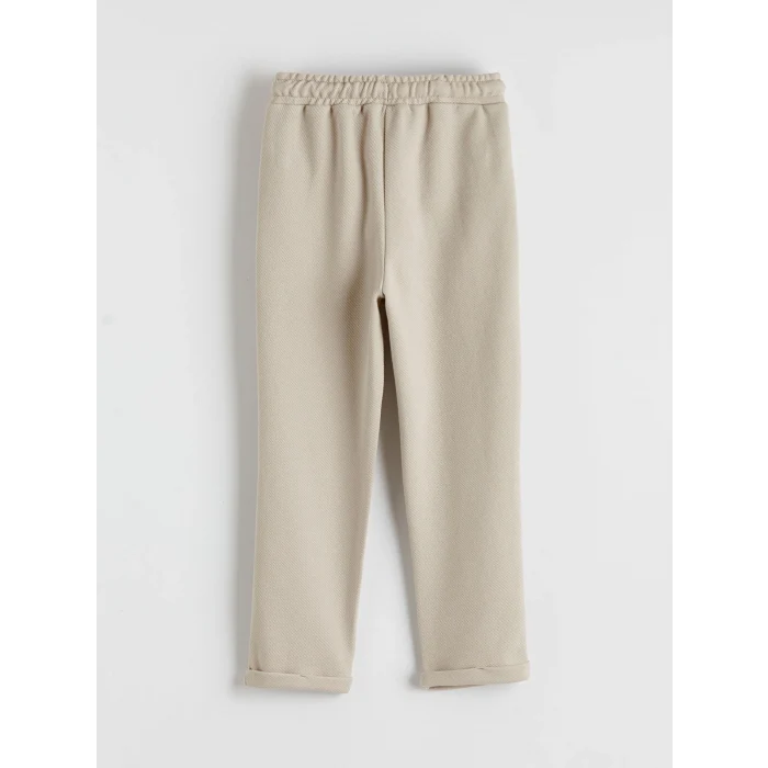 LCW Kids Bej Beli Lastikli Erkek Çocuk Eşofman Altı