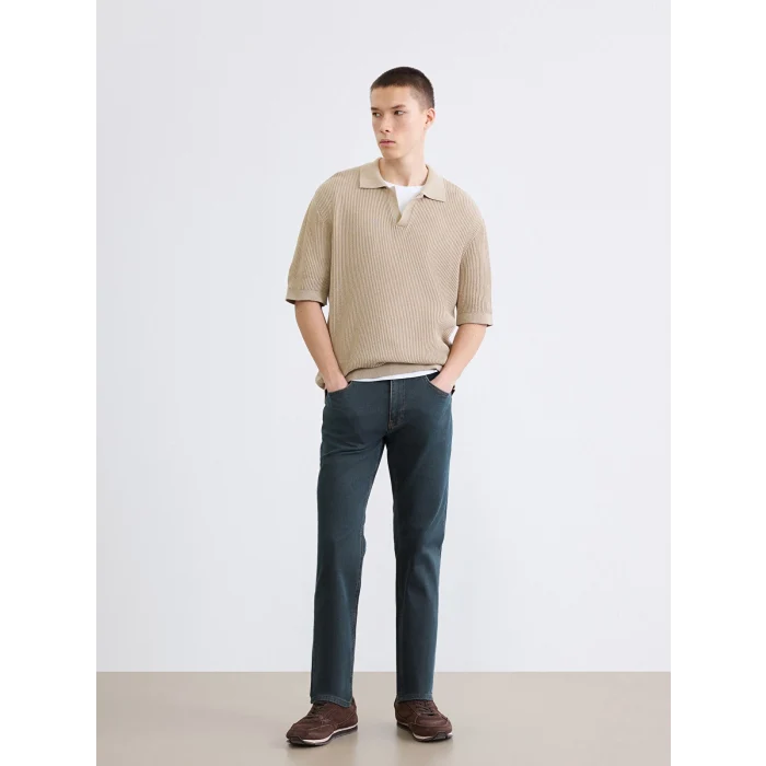 LCW Jeans Yeşil 779 Regular Fit Erkek Jean Pantolon