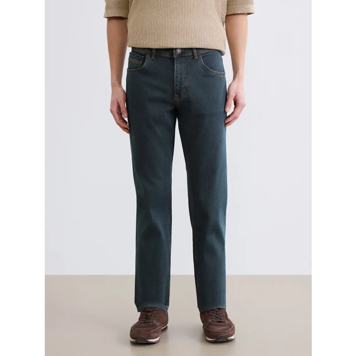 LCW Jeans Yeşil 779 Regular Fit Erkek Jean Pantolon