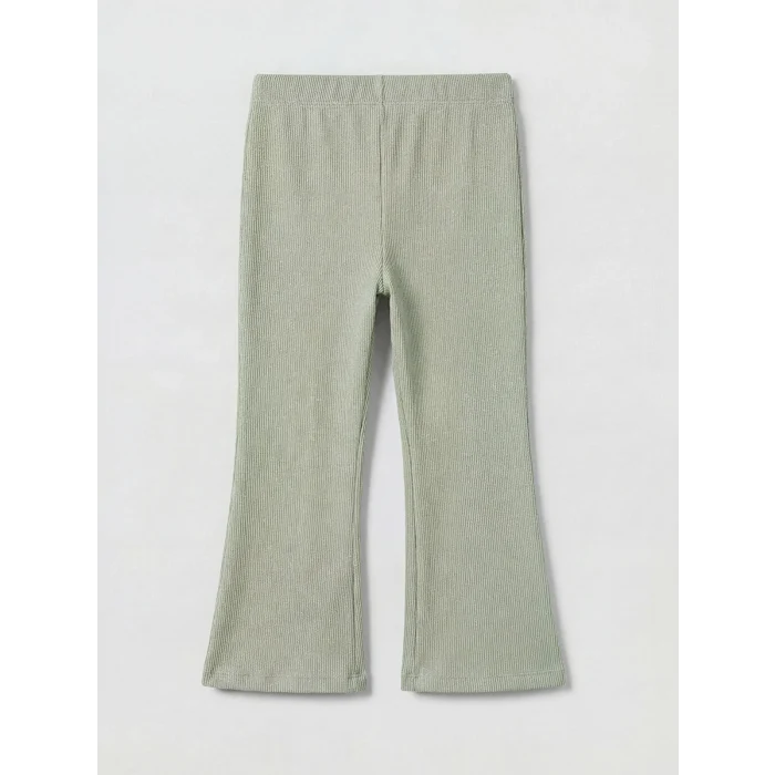 LCW Kids Yeşil Kız Çocuk İspanyol Paça Tayt