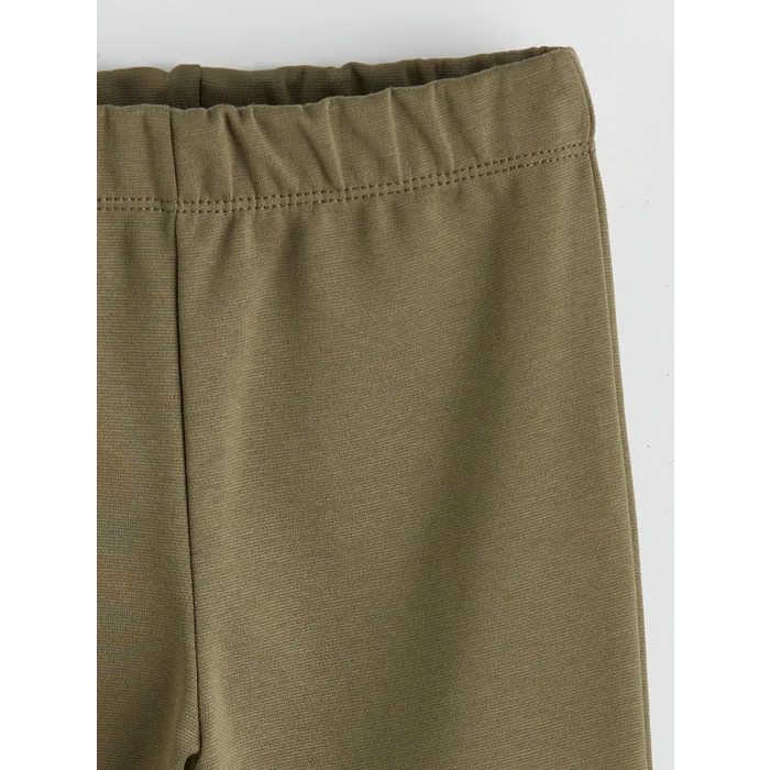 LCW Kids Ekru Kalp Baskılı Kız Çocuk Bluz ve Tayt Pantolon