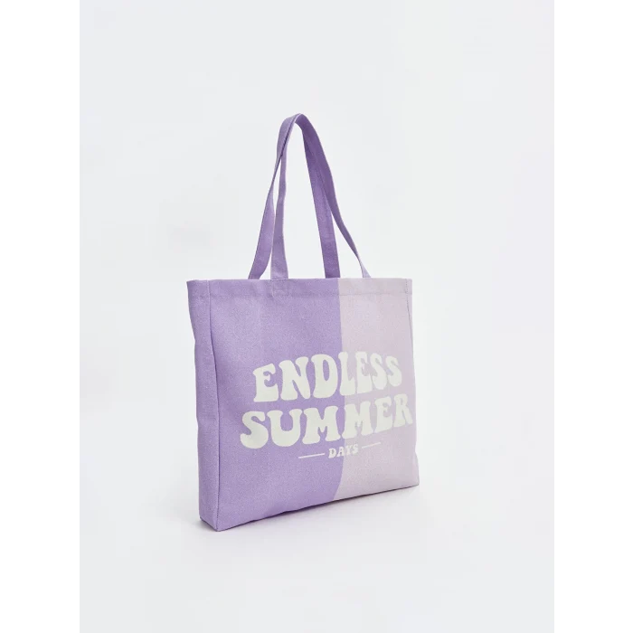 LCW ACCESSORIES Lila Baskılı Kız Çocuk Omuz Çantası