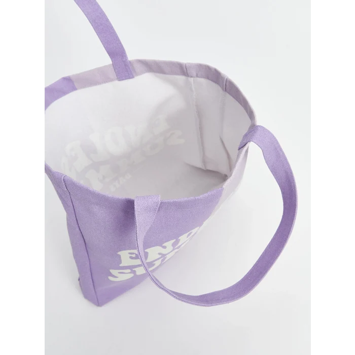 LCW ACCESSORIES Lila Baskılı Kız Çocuk Omuz Çantası