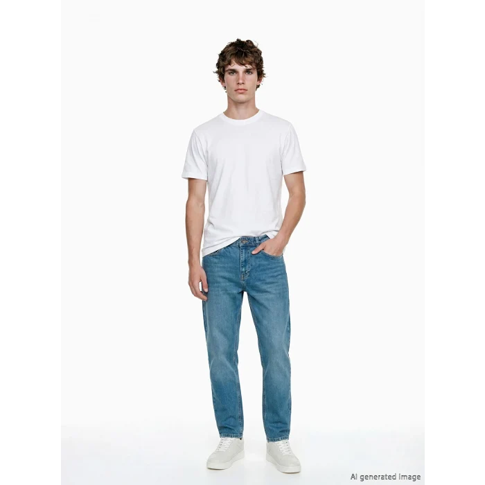 LCW Jeans Yeşil 710 Loose Fit Erkek Jean Pantolon