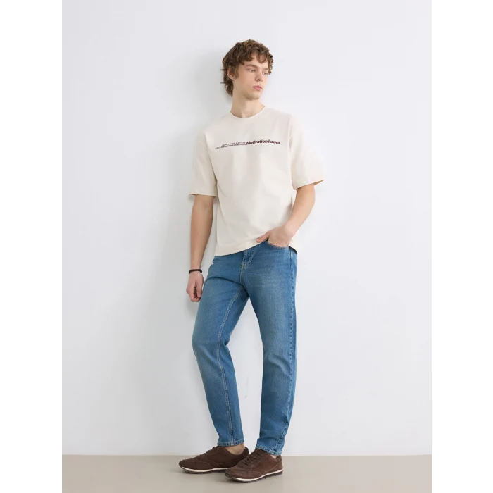 LCW Jeans Yeşil 710 Loose Fit Erkek Jean Pantolon