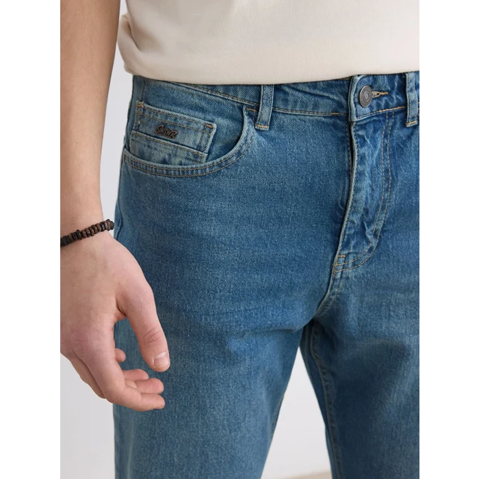 LCW Jeans Yeşil 710 Loose Fit Erkek Jean Pantolon