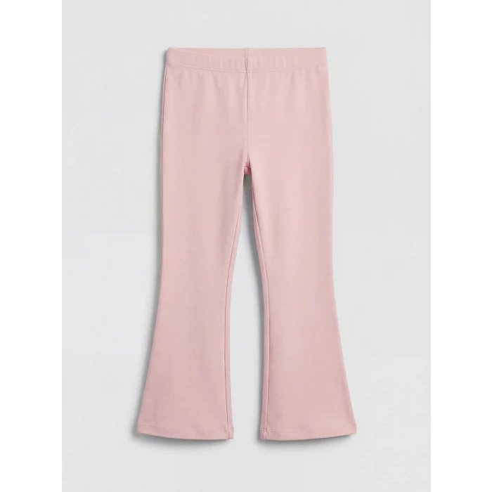 LCW baby Ekru Polo Yaka Kız Bebek Bluz ve Tayt Pantolon