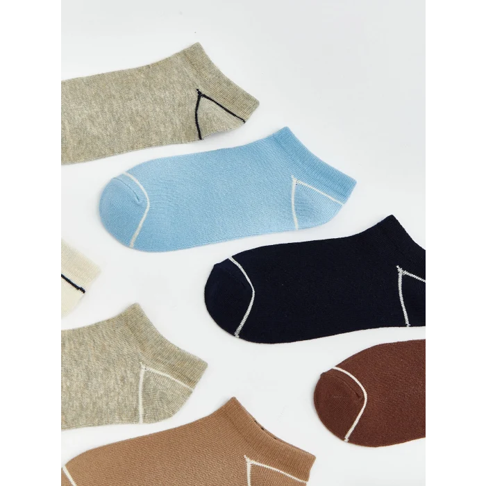 LCW Kids Karışık Çizgili Erkek Çocuk Patik Çorap 7li