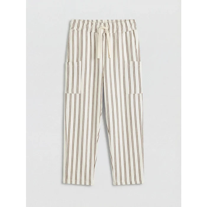 LCW Kids Bej Erkek Çocuk Kargo Pantolon