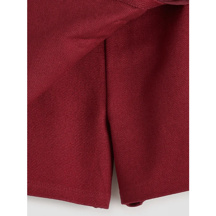 LCW Kids Ekru Fiyonk Detaylı Kız Çocuk Bluz Şort Etek ve Külotlu Çorap