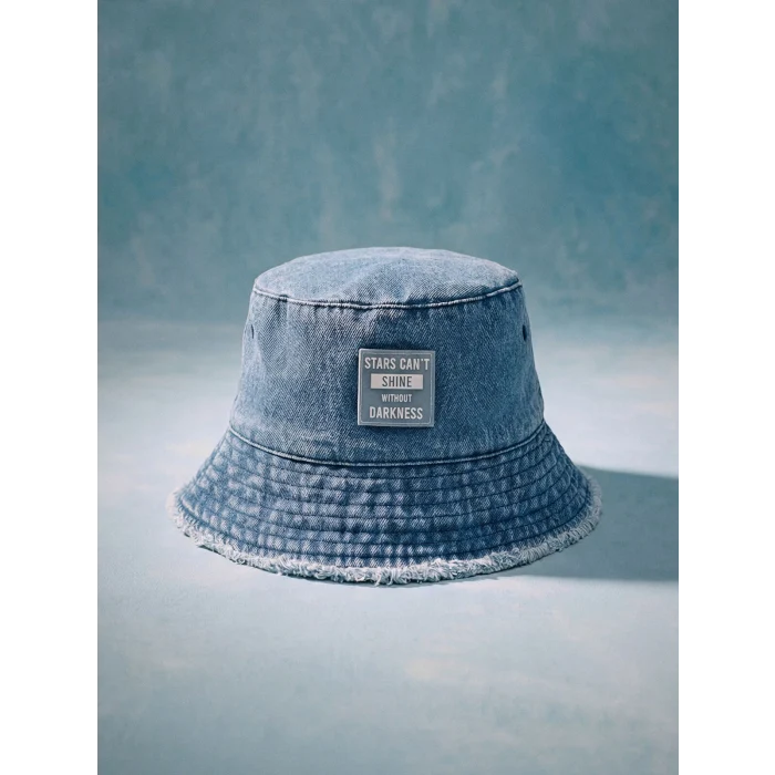 LCW ACCESSORIES Mavi Kız Çocuk Denim Bucket Şapka
