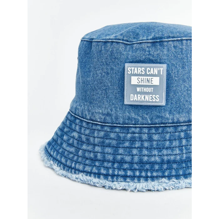 LCW ACCESSORIES Mavi Kız Çocuk Denim Bucket Şapka
