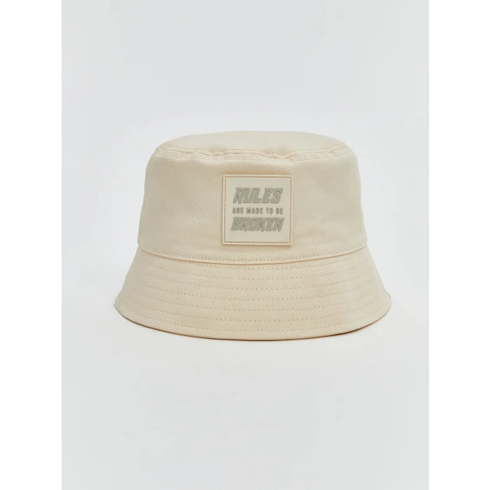 LCW ACCESSORIES Ekru Baskılı Kız Çocuk Bucket Şapka