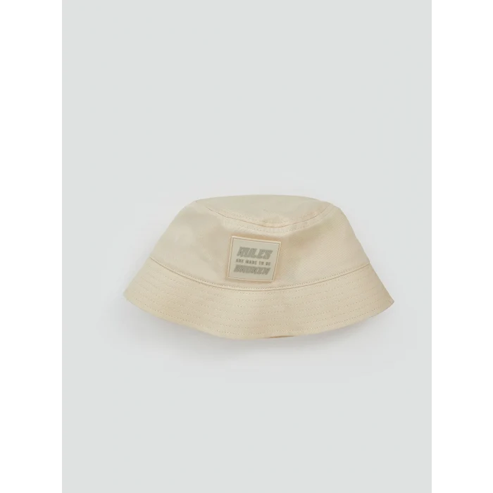 LCW ACCESSORIES Ekru Baskılı Kız Çocuk Bucket Şapka