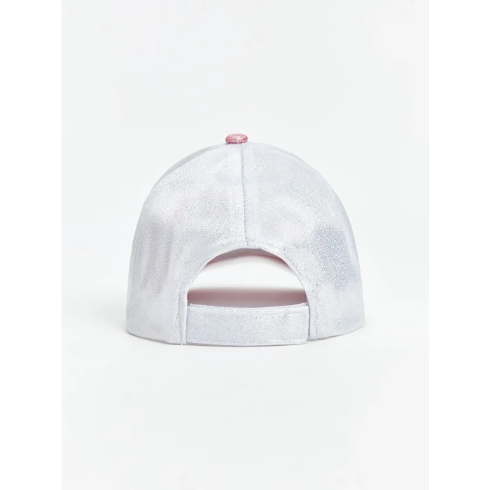 LCW ACCESSORIES Gri Flamingo Nakışlı Kız Çocuk Kep Şapka