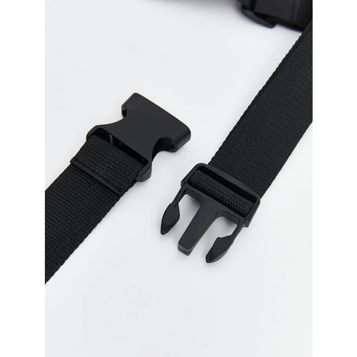 LCW ACCESSORIES Siyah Yazı Baskılı Erkek Çocuk Bel Çantası