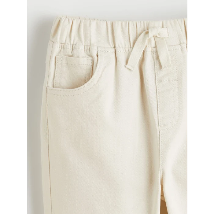 LCW Kids Bej Basic Erkek Çocuk Gabardin Pantolon