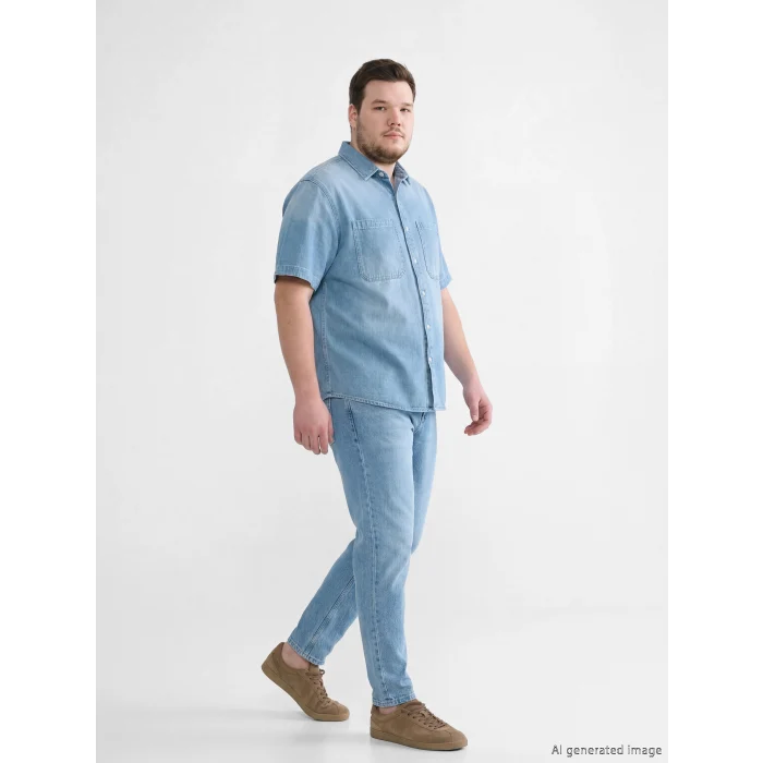 LCW Jeans İndigo 710 Loose Fit Erkek Jean Pantolon