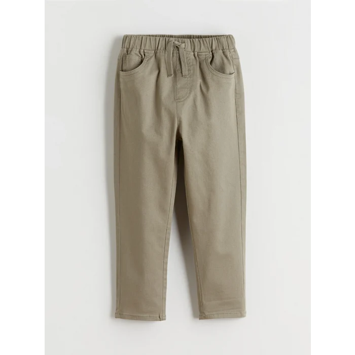 LCW Kids Haki Basic Erkek Çocuk Gabardin Pantolon