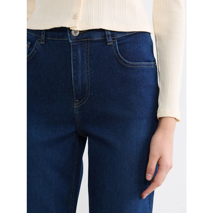 LCW EVERYDAY İndigo Slim Fit Kadın Jean Pantolon