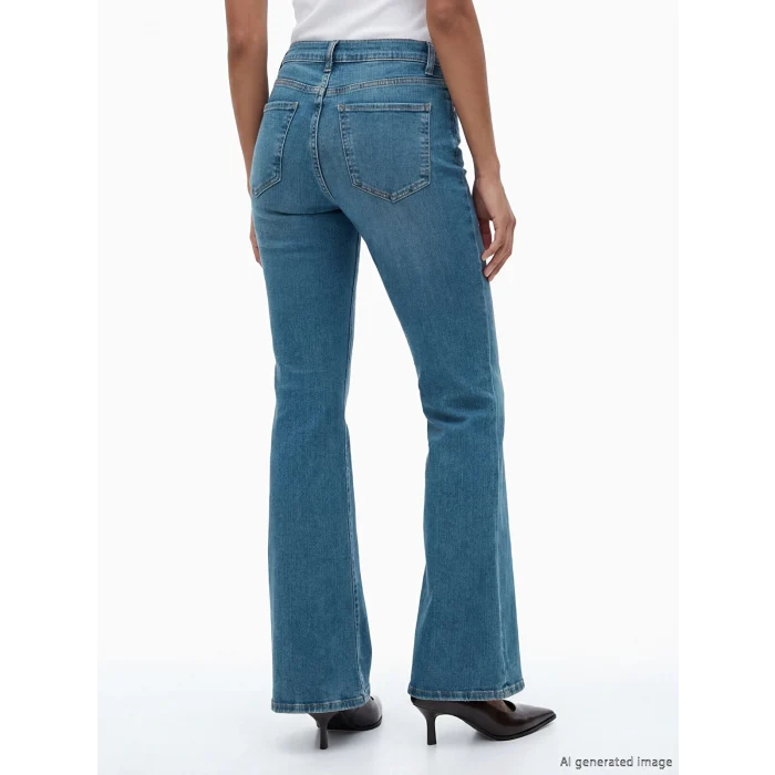 LCW Jeans İndigo Mars Flare Kadın Jean Pantolon