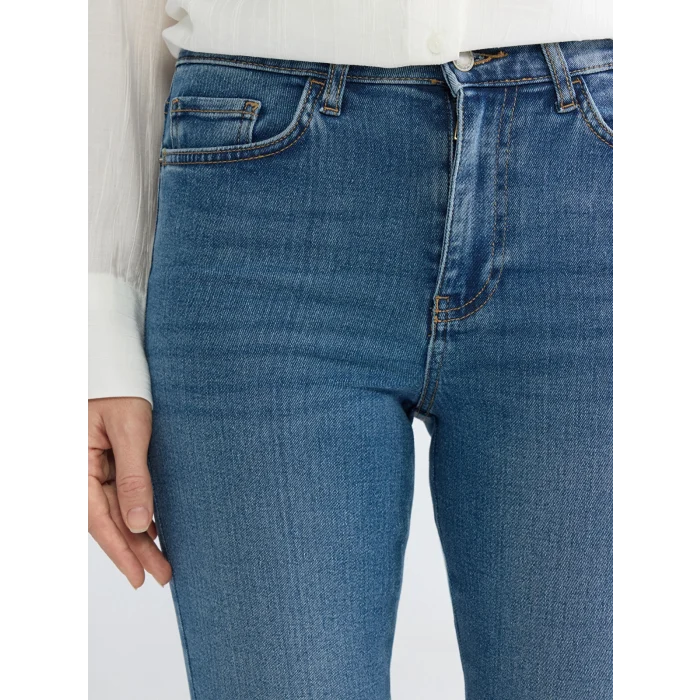 LCW Jeans İndigo Mars Flare Kadın Jean Pantolon