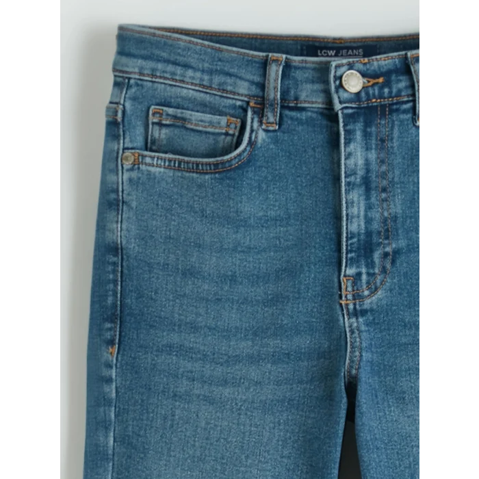 LCW Jeans İndigo Mars Flare Kadın Jean Pantolon