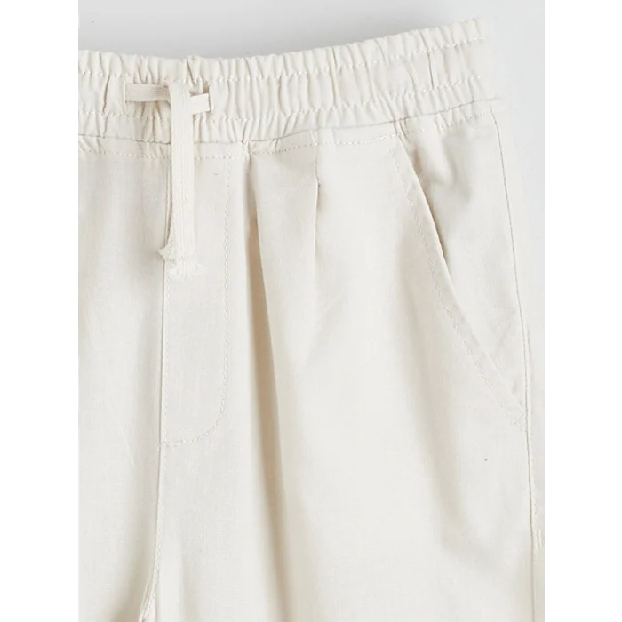 LCW Kids Bej Beli Lastikli Erkek Çocuk Pantolon