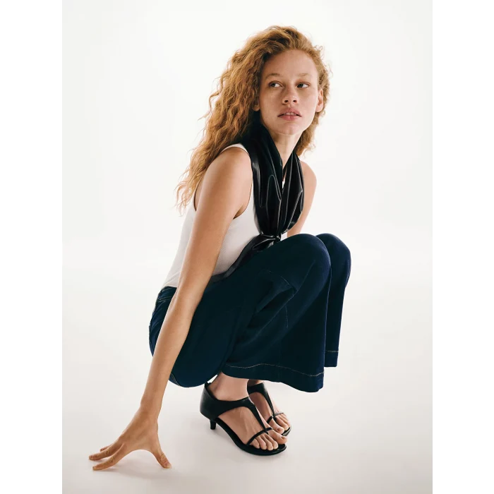 LCW STUDIO İndigo Wideleg Kadın Jean Pantolon