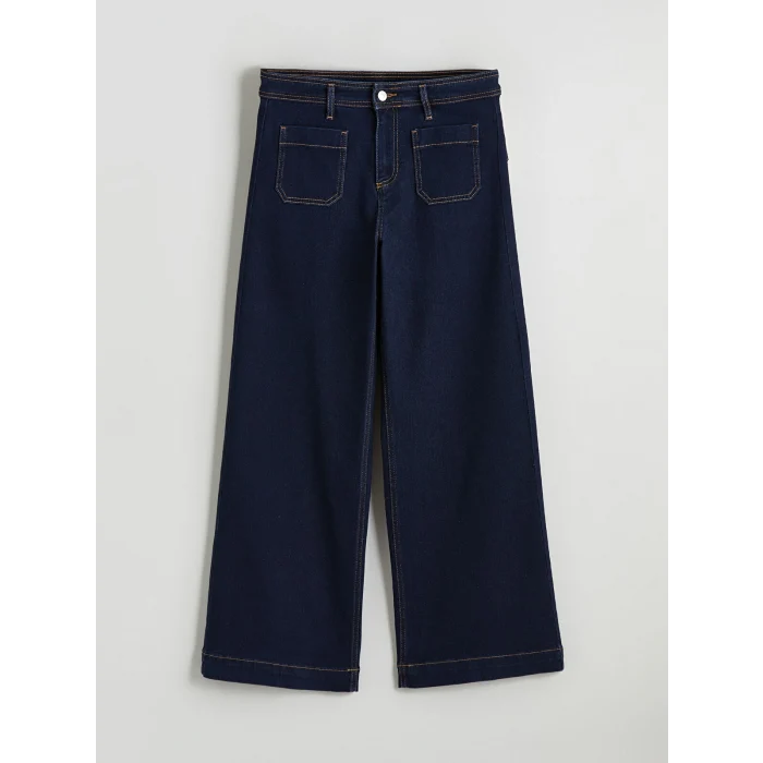 LCW STUDIO İndigo Wideleg Kadın Jean Pantolon