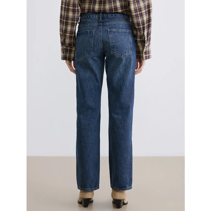 LCW Jeans İndigo Straight Fit Kadın Jean Pantolon