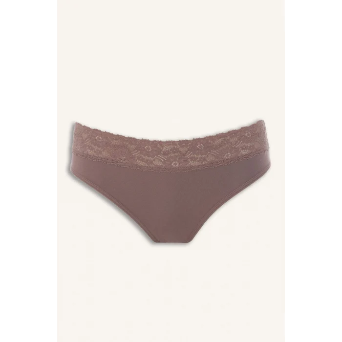 Defacto G8532AXBN277 Bordo Dantel Detaylı 3lü Külot