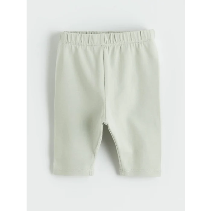 LCW baby Ekru Kız Bebek Çiçekli Gömlek ve Tayt