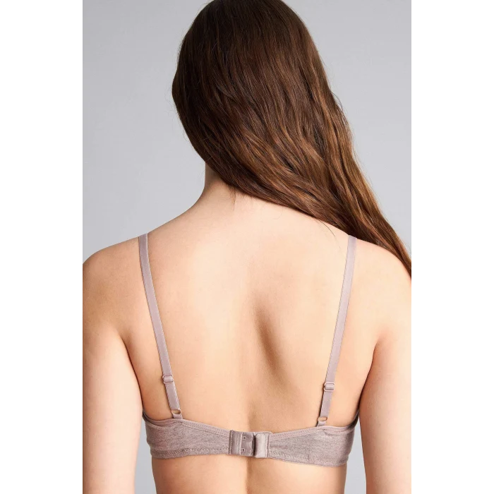 Defacto X9027AZBN503 Kahve Pamuklu Kaplı Pedli Balensiz Bra