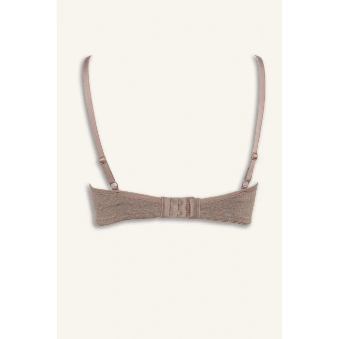 Defacto X9027AZBN503 Kahve Pamuklu Kaplı Pedli Balensiz Bra