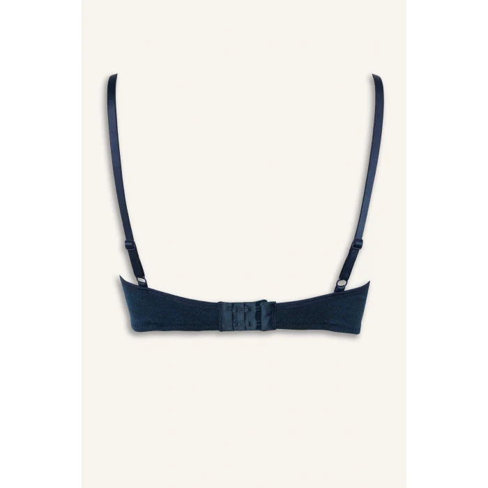 Defacto X9027AZNV179 Lacivert Pamuklu Kaplı Pedli Balensiz Bra