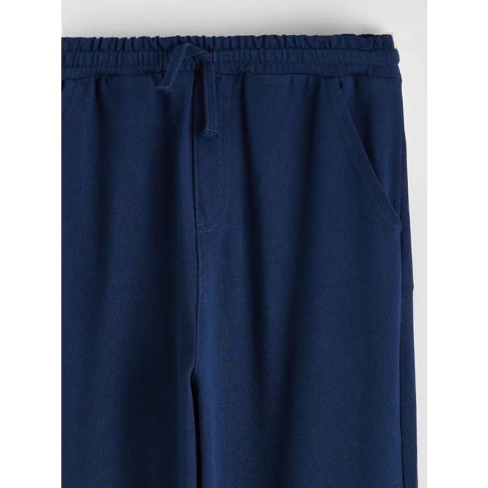 LCW Kids Bej Nakışlı Polo Yaka Erkek Çocuk Takım