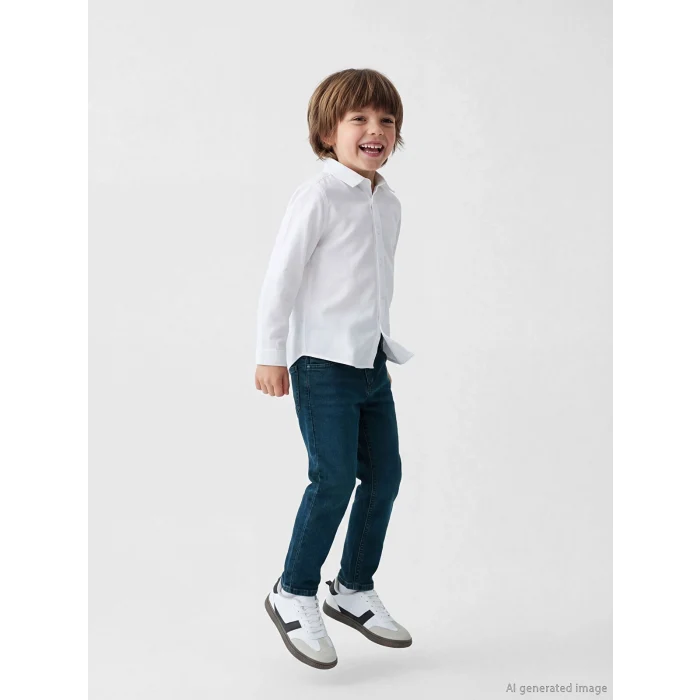 LCW Kids İndigo Erkek Çocuk Slim Fit Jean Pantolon