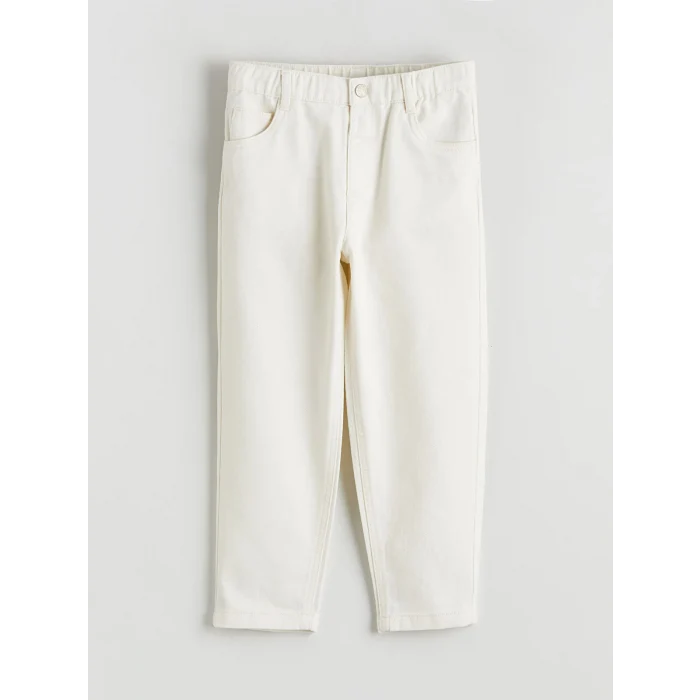 LCW Kids Bej Baggy Fit Erkek Çocuk Pantolon